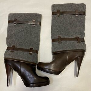 Cole Haan Nike Air Kennedy Women’s Buckle Boots Size 8.5 Stiletto Heel NWOT